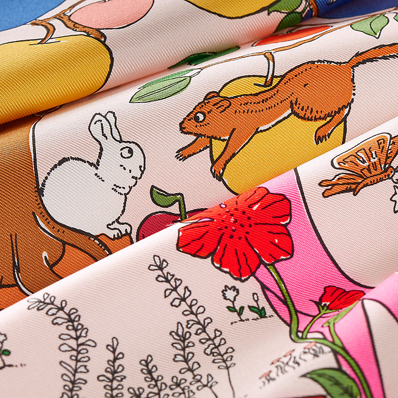 HERMES Le Pommier Sellier スカーフ Le Pommier Sellier scarf 45 | Hermès Singapore